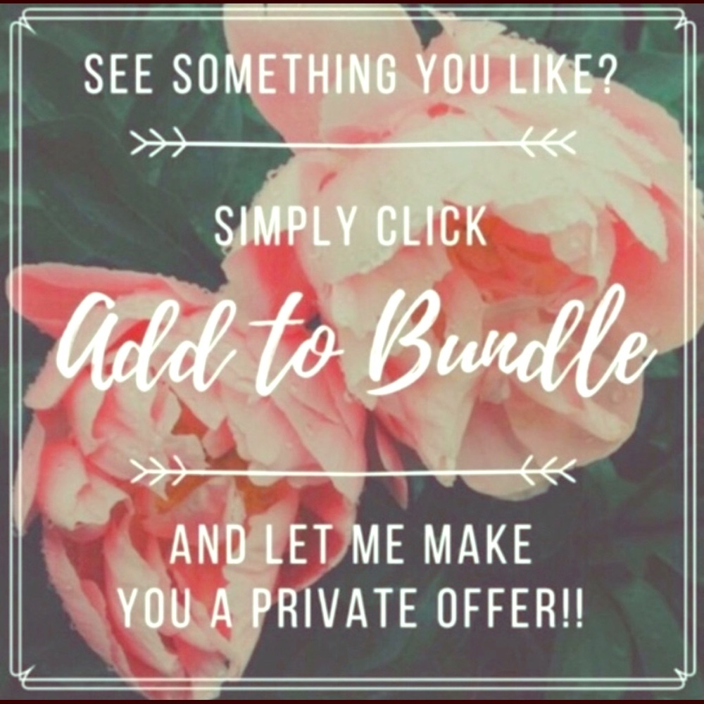 💗 Make a bundle and I’ll send an offer! 💗